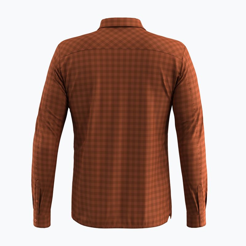 Men's Salewa Puez Dry L/S shirt bombay brown 2