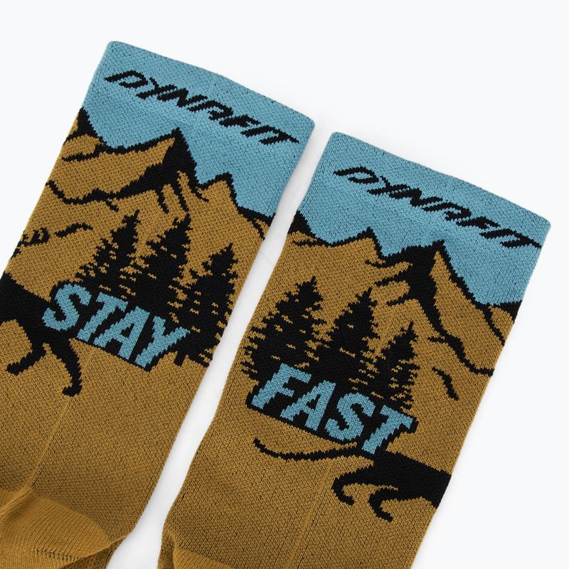 DYNAFIT Stay Fast tobacco socks 3