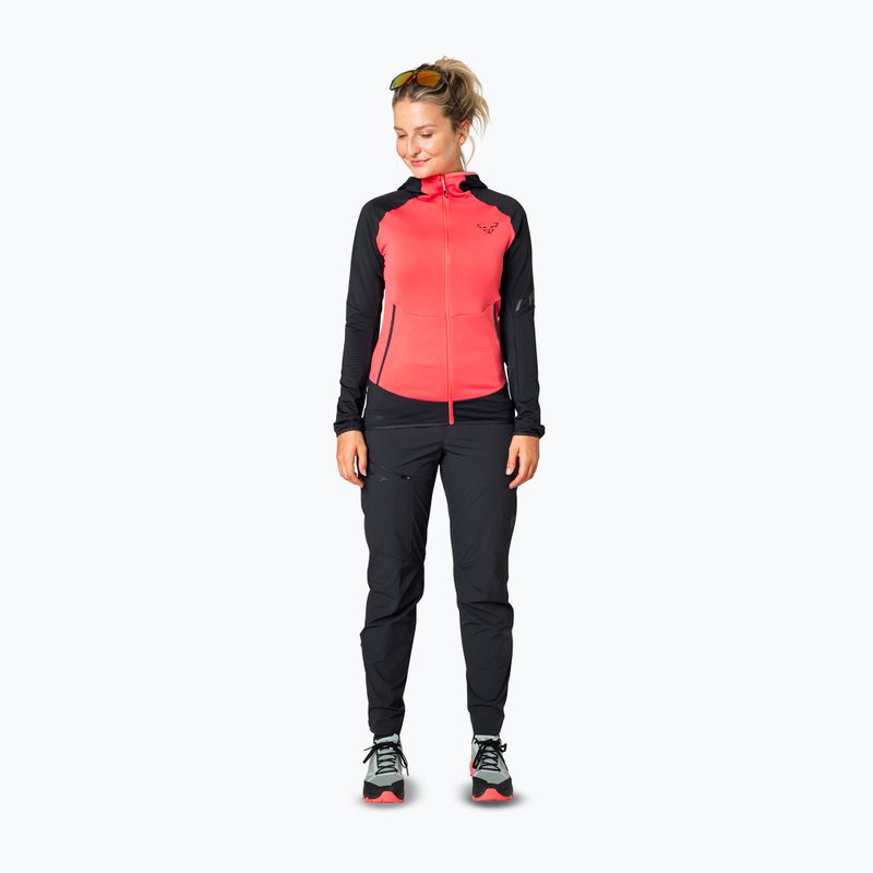 Women's trekking sweatshirt DYNAFIT Transalper Light Polartec Hoody black out cabana/6170 2