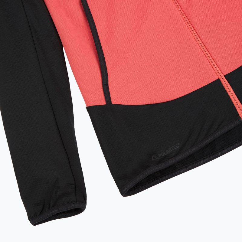 Women's trekking sweatshirt DYNAFIT Transalper Light Polartec Hoody black out cabana/6170 7