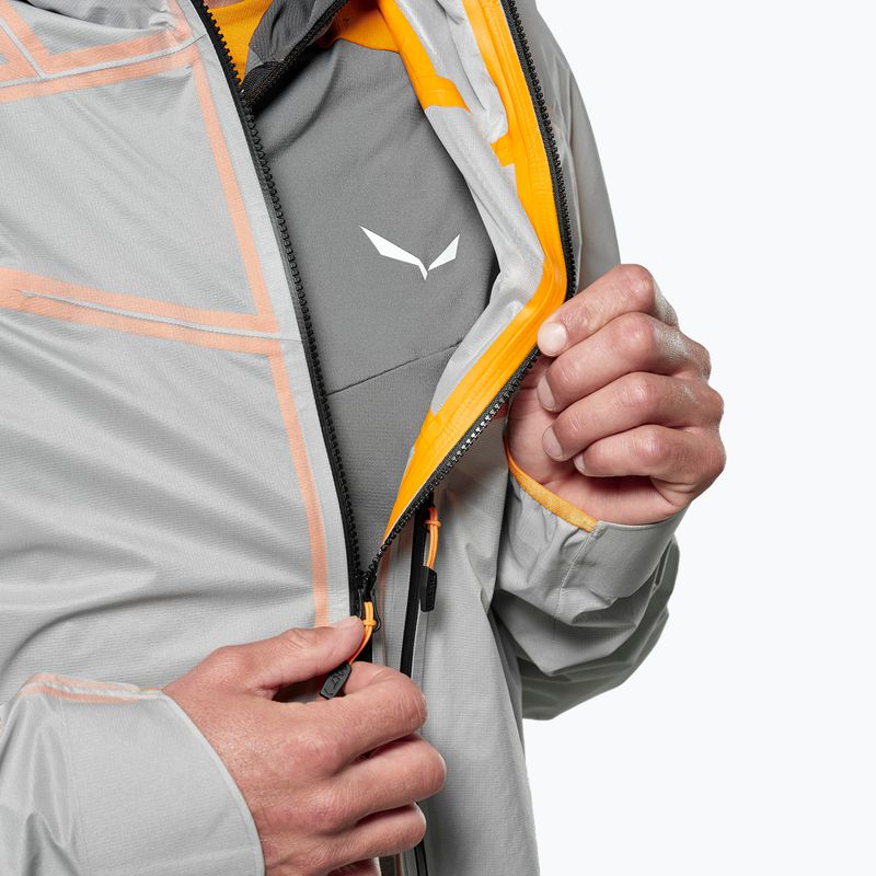 Men's waterproof jacket Salewa Nxt Ptx 3L alloy 4