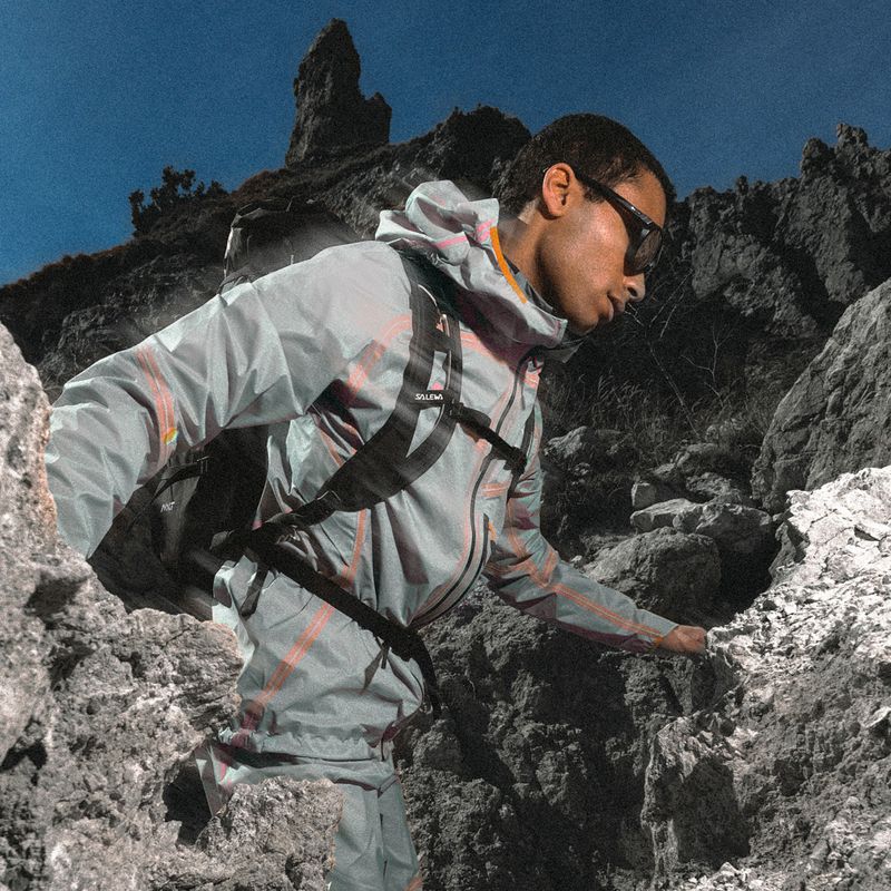 Men's waterproof jacket Salewa Nxt Ptx 3L alloy 9