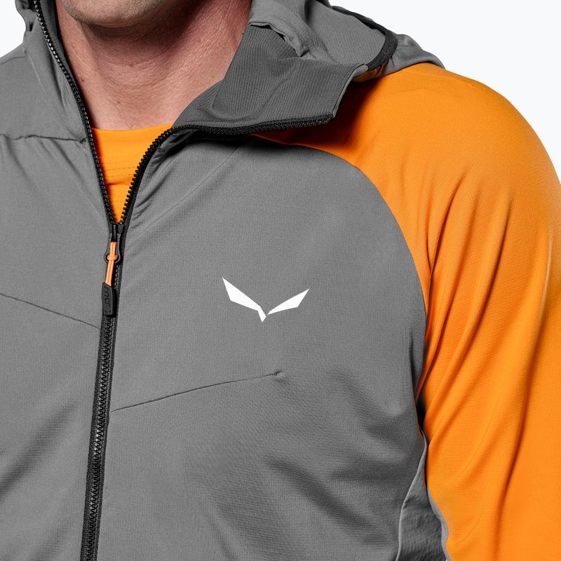 Men's trekking sweatshirt Salewa NXT Hyb 1/2 Zip Tee quiet shade 4