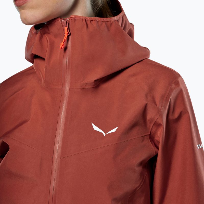 Women's rain jacket Salewa Puez GTX 3L Epe etruscan red 4