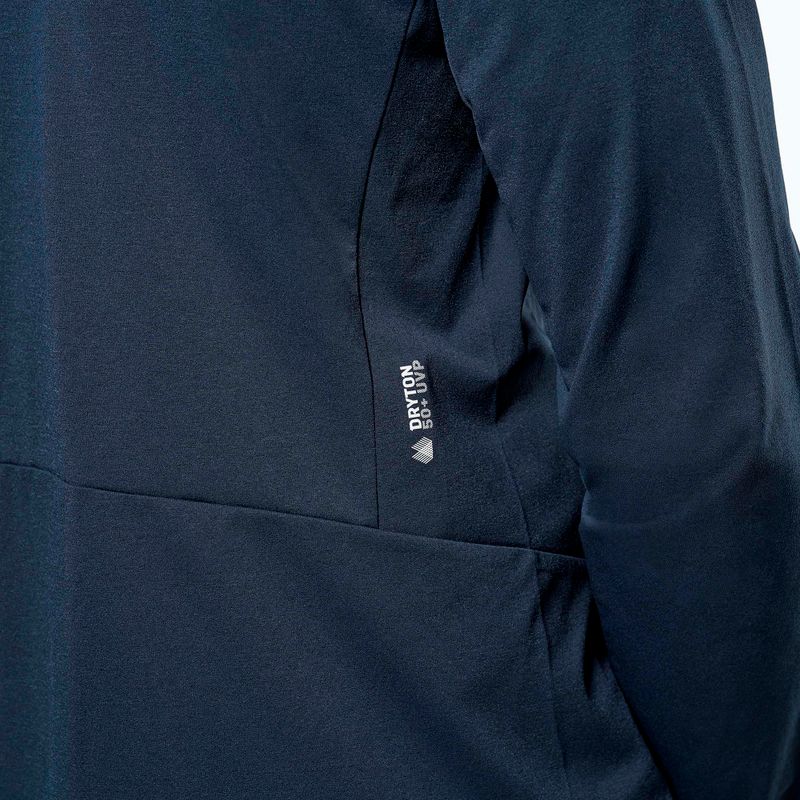 Men's trekking sweatshirt Salewa Puez Sun Hoodie navy blazer 5