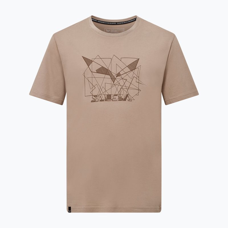 Men's T-shirt Salewa Eagle Geometric quicksand 5