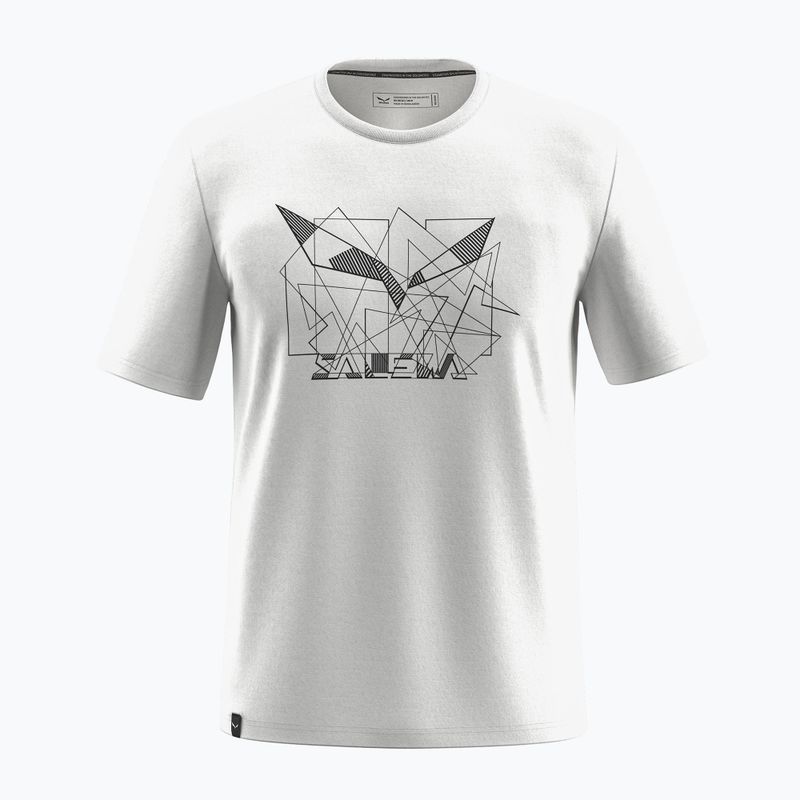 Men's Salewa Eagle Geometric T-shirt optical white