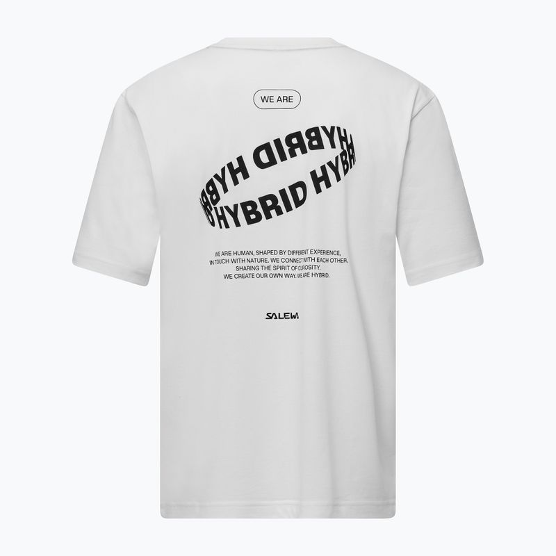 Men's Salewa Eagle Hybrid Loose optical white T-shirt 2