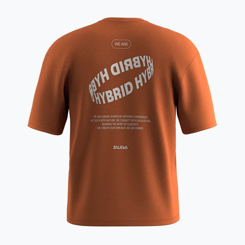 Men's Salewa Eagle Hybrid Loose t-shirt bombay brown 2