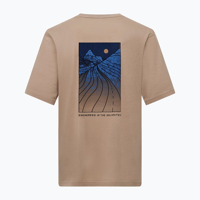 Men's Salewa Eagle Sunset Loose quicksand T-shirt 2