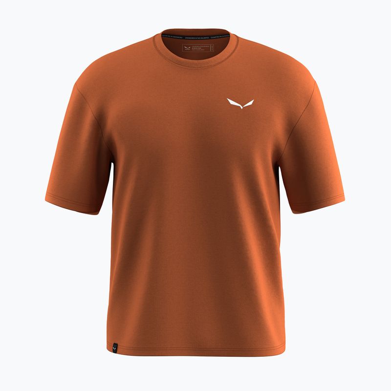 Men's Salewa Eagle Sunset Loose t-shirt bombay brown