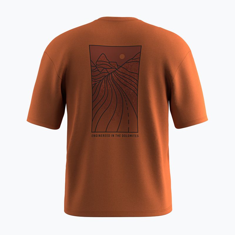 Men's Salewa Eagle Sunset Loose t-shirt bombay brown 2
