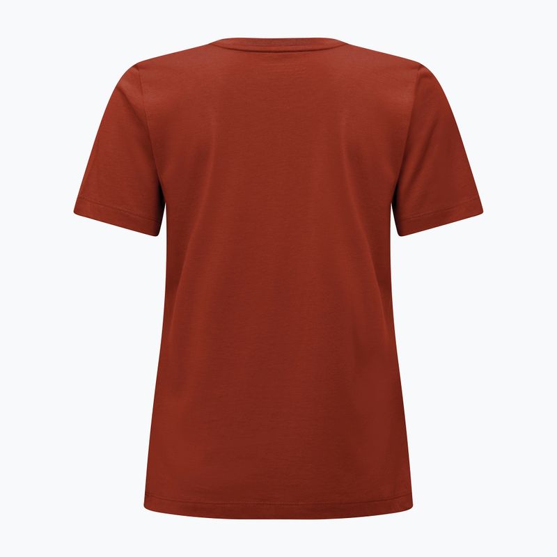 Salewa women's T-shirt Eagle Logo Patch 1980 etruscan red 2