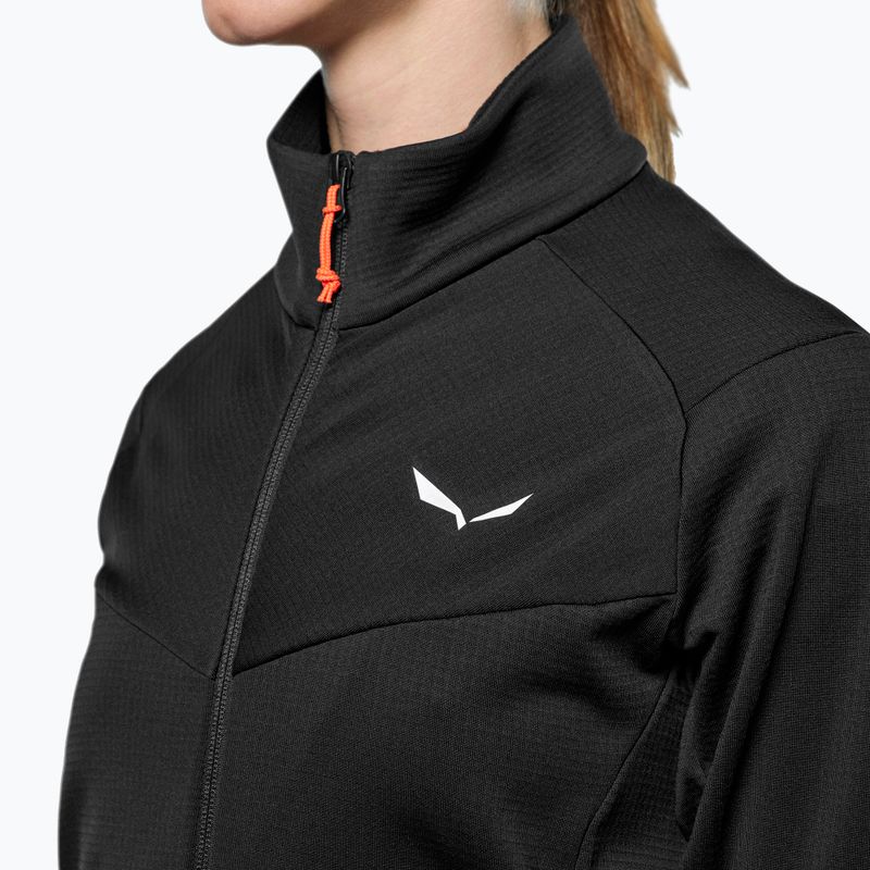 Women's trekking sweatshirt Salewa Puez Cammio PL black out 4