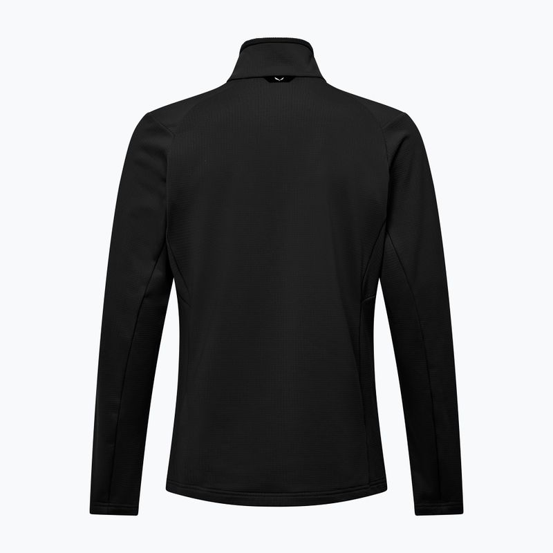 Men's trekking sweatshirt Salewa Puez Cammio Polarlite Half Zip Black Out 7