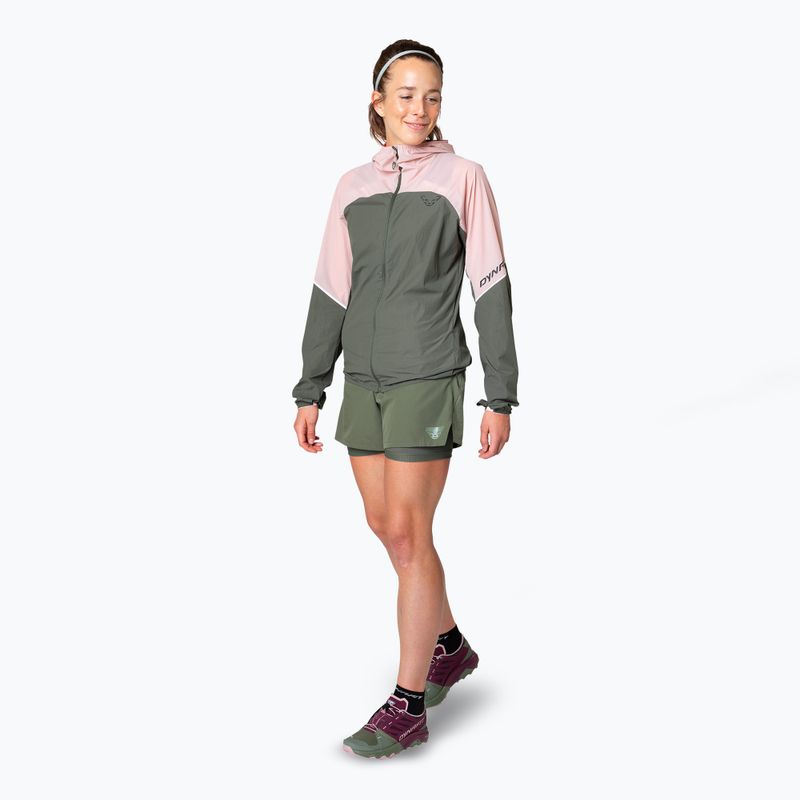 Women's DYNAFIT Alpine Wind pale rose running jacket 2