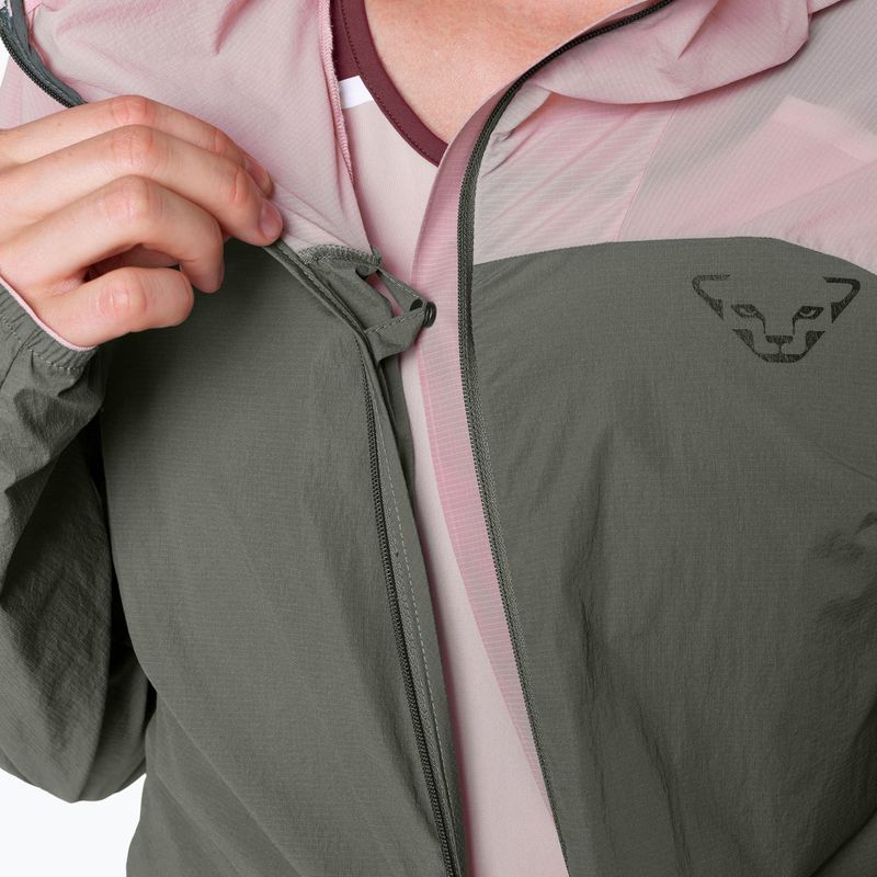 Women's DYNAFIT Alpine Wind pale rose running jacket 3