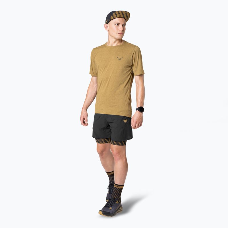 Men's DYNAFIT Trail 2IN1 running shorts black out tobacco 2