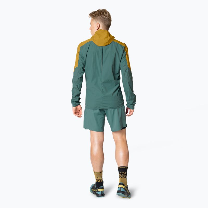 Men's DYNAFIT Alpine Wind tobacco running jacket 4