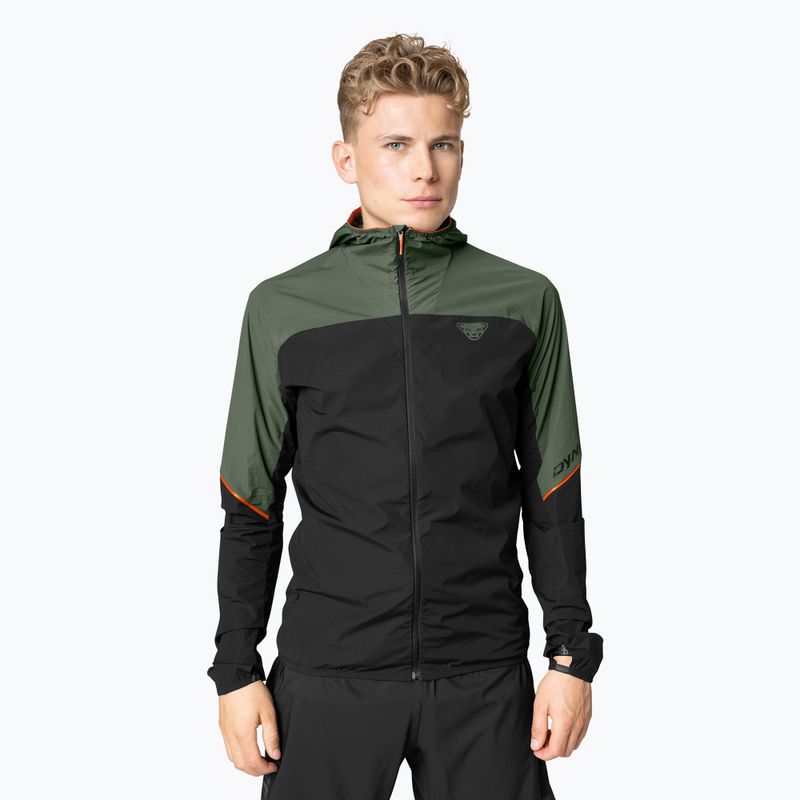 Men's DYNAFIT Alpine Wind thyme running jacket 2