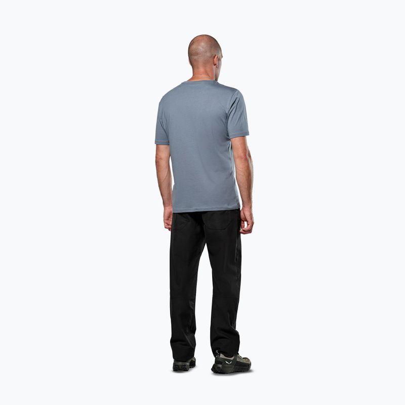 Men's Salewa Eagle Logo Patch T-shirt 8100 java blue 3