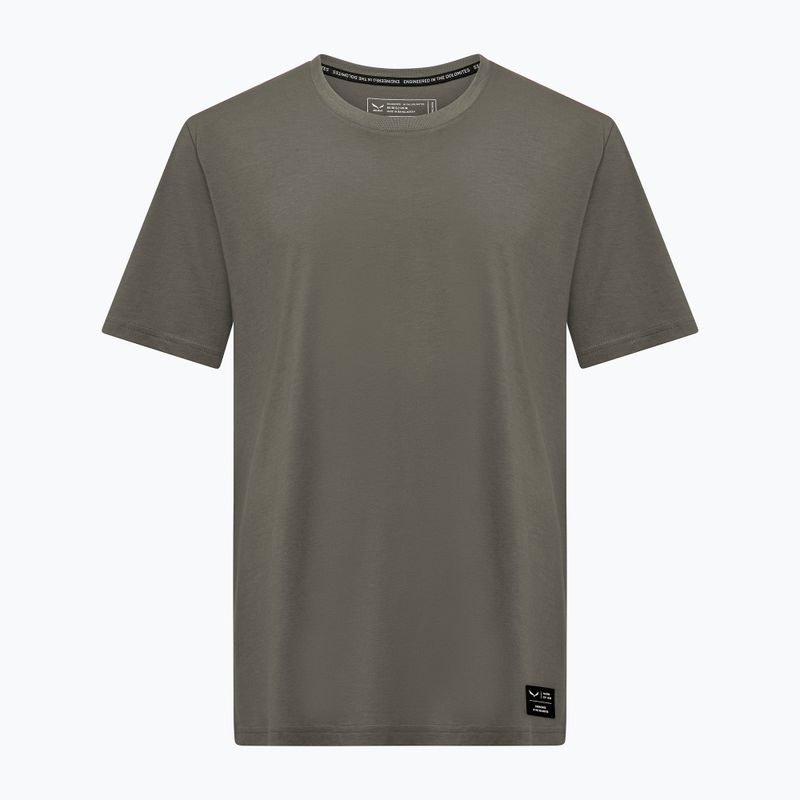Men's Salewa Eagle Logo Patch T-shirt 5A50 faded green