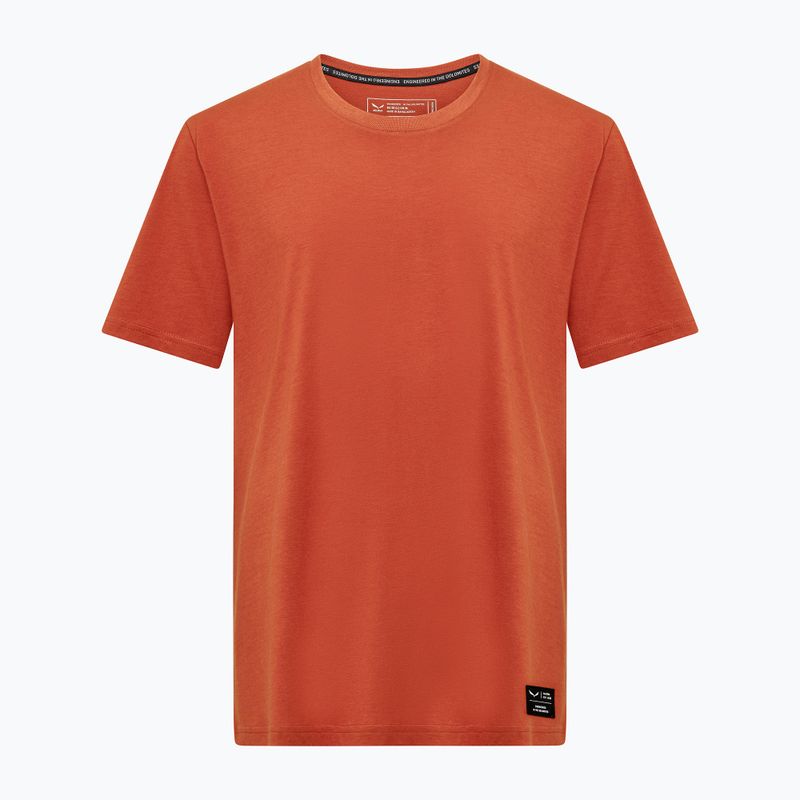 Men's Salewa Eagle Logo Patch T-shirt 7240 bombay brown