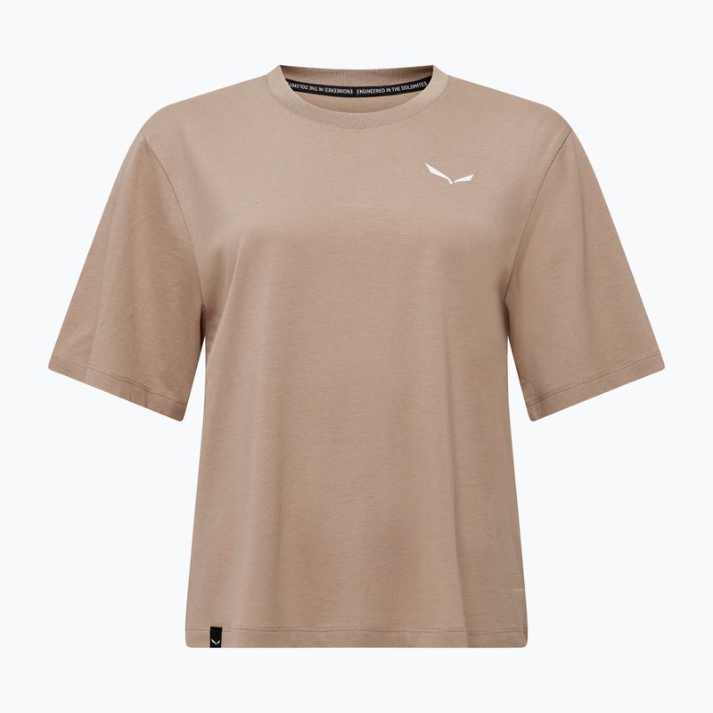 Women's Salewa Eagle Sunset Loose quicksand T-shirt 5