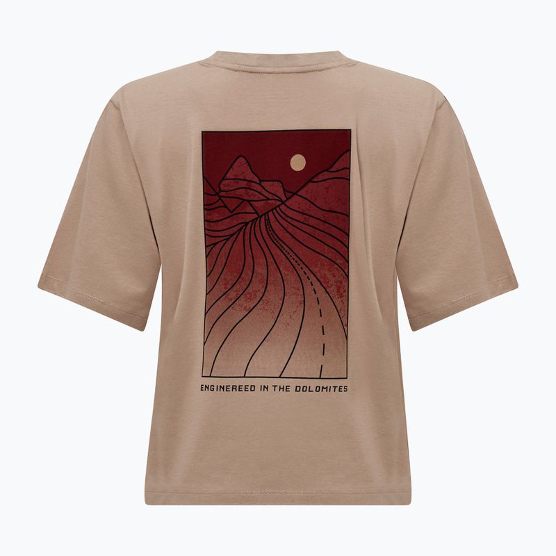 Women's Salewa Eagle Sunset Loose quicksand T-shirt 6