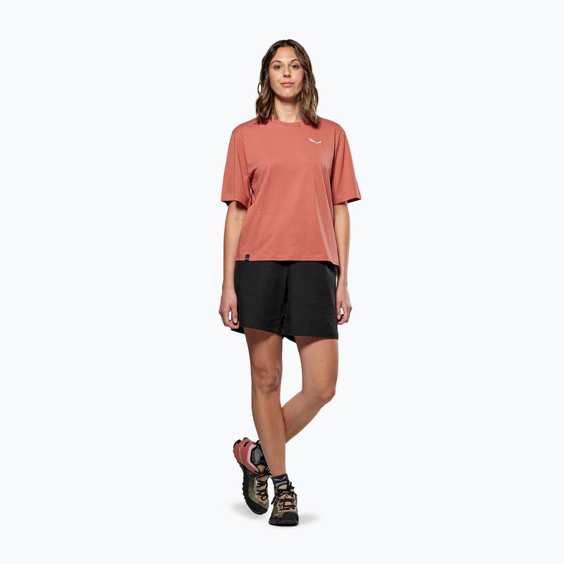 Women's Salewa Eagle Sunset Loose t-shirt etruscan red 2