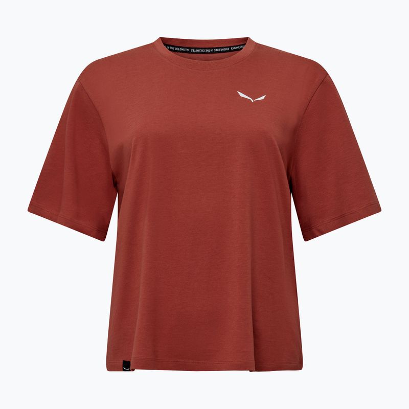Women's Salewa Eagle Sunset Loose t-shirt etruscan red 5