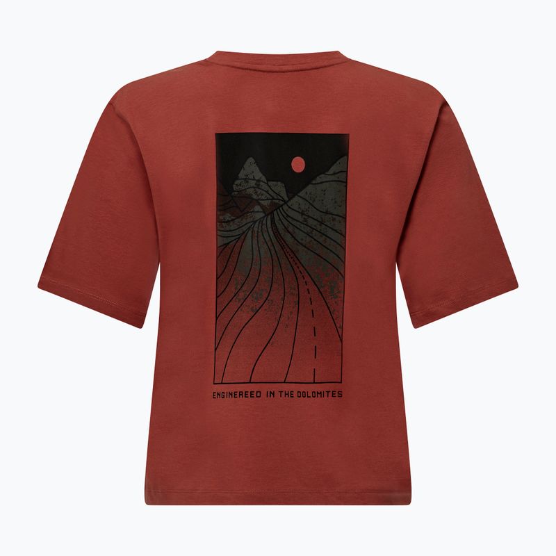 Women's Salewa Eagle Sunset Loose t-shirt etruscan red 6