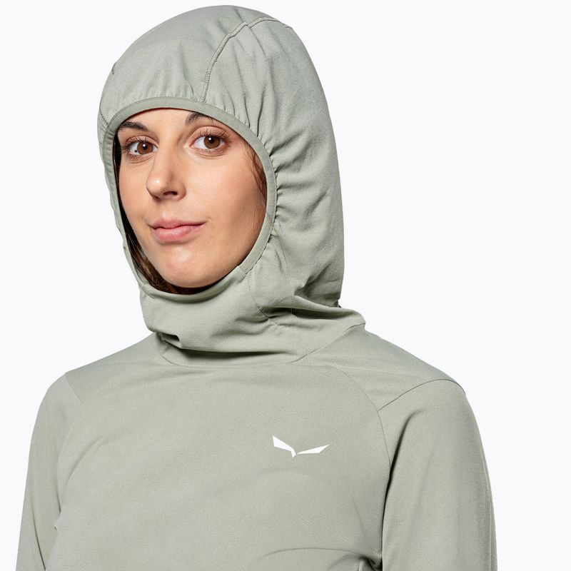 Women's trekking sweatshirt Salewa Puez Sun Hoodie shadow 4