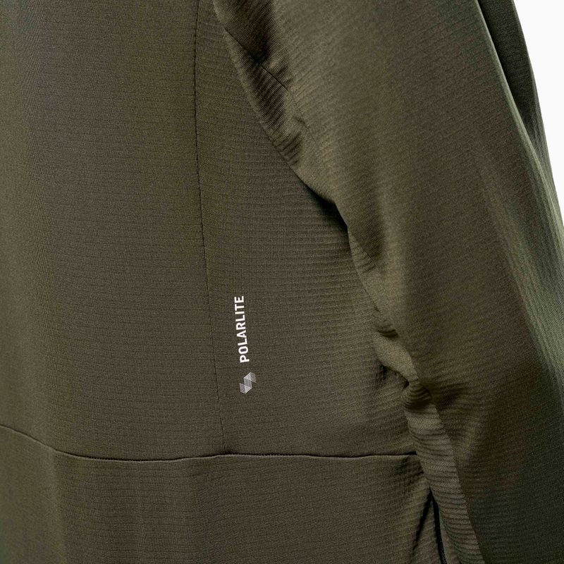 Men's trekking sweatshirt Salewa Puez Cammio PL dark olive 6