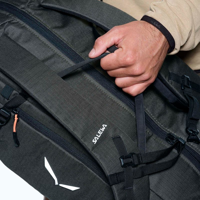 Salewa Agner Ropebag XL 36 l dark olive climbing backpack for rope 6