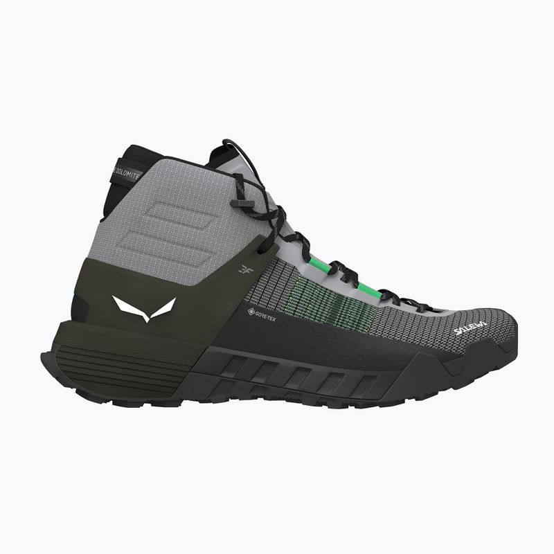 Men's Salewa Wildfire Nxt Mid GTX alloy / dark olive approach shoe