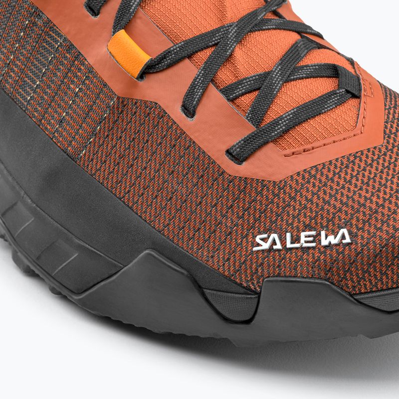 Men's Salewa Wildfire Nxt Mid GTX approach shoe bombay brown / tumeric 6