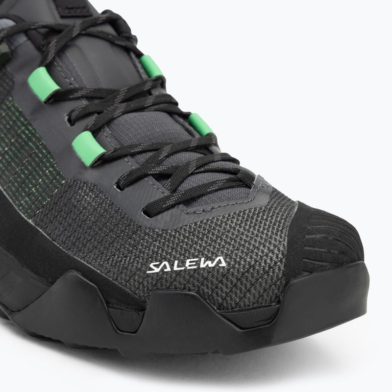 Salewa Wildfire Nxt GTX onyx / irish green men's approach shoe 7