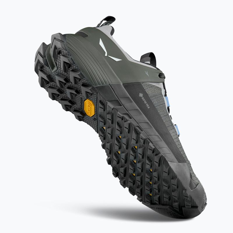 Salewa Wildfire Nxt GTX alloy / dark olive women's approach shoes 5