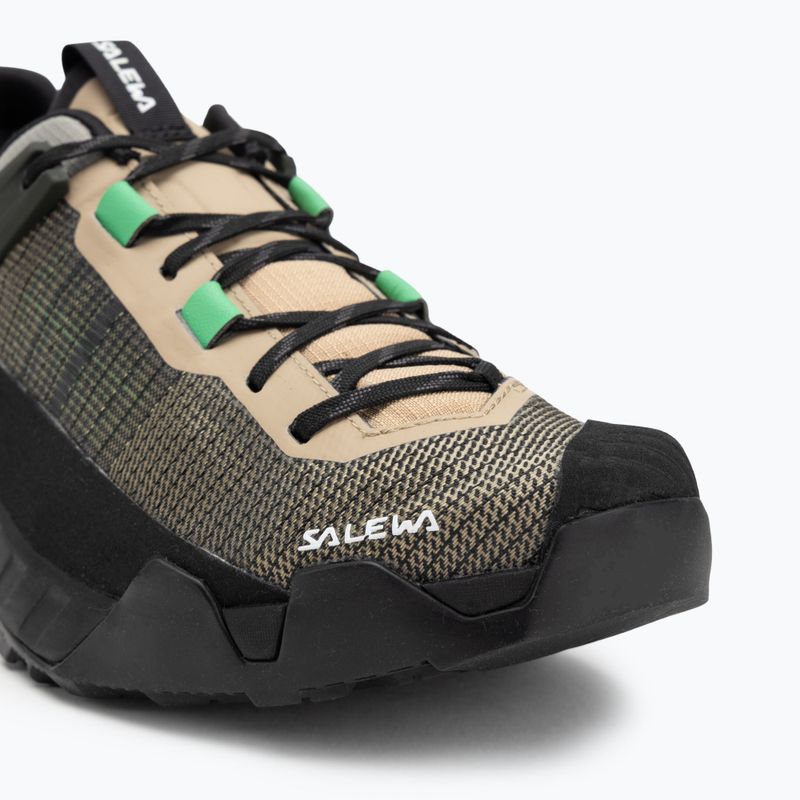 Men's Salewa Wildfire Nxt quicksand / dark olive approach shoe 7