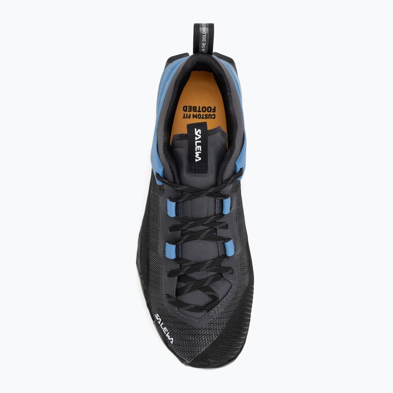 Salewa Wildfire Nxt onyx / morning blue women's approach shoes 5