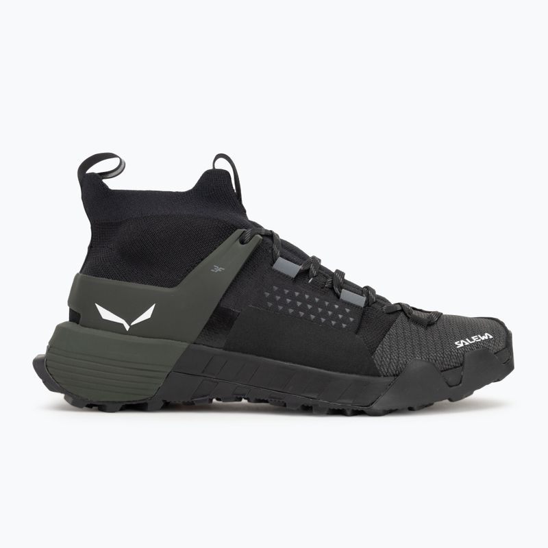 Salewa Wildfire Nxt Knit onyx / dark olive men's approach shoe 2