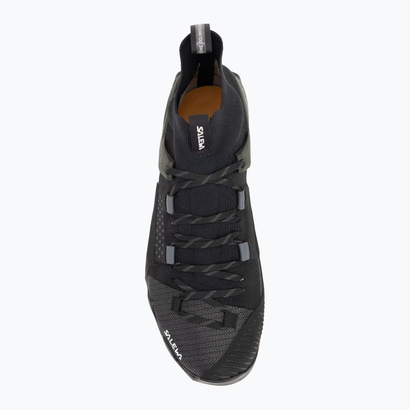Salewa Wildfire Nxt Knit onyx / dark olive men's approach shoe 5