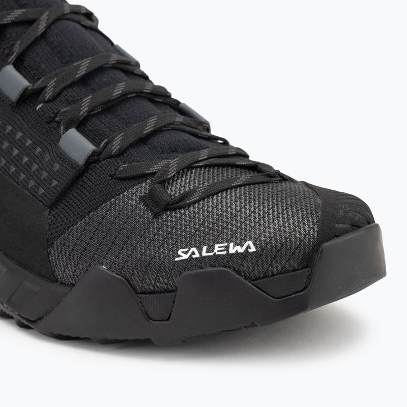 Salewa Wildfire Nxt Knit onyx / dark olive men's approach shoe 7