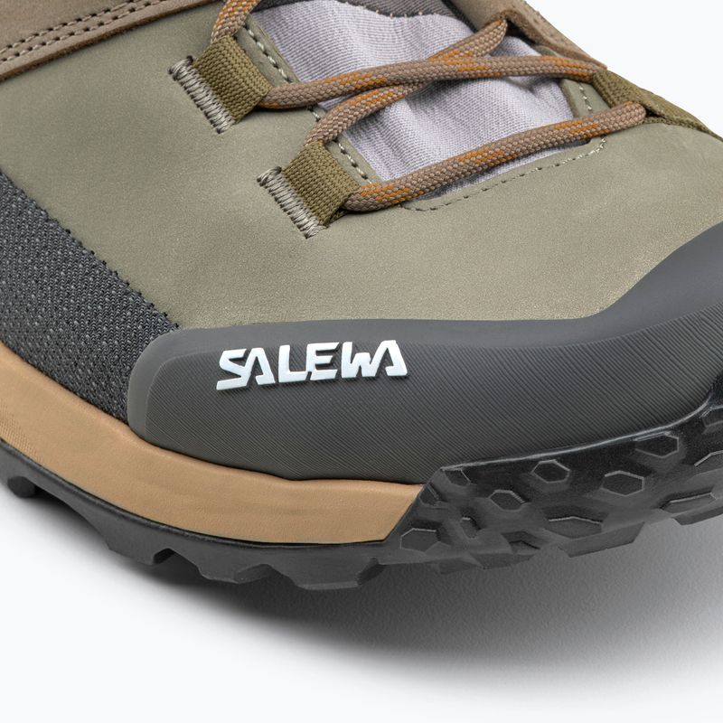 Salewa men's trekking boots Puez Leather Mid Ptx bungee cord / onyx 14