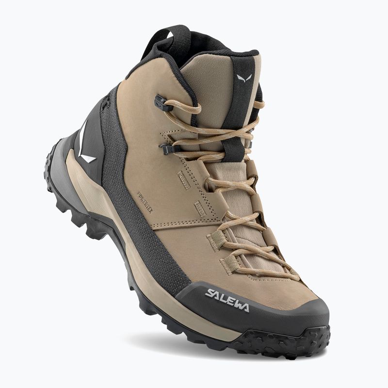 Salewa women's trekking boots Puez Leather Mid Ptx quicksand / onyx 5