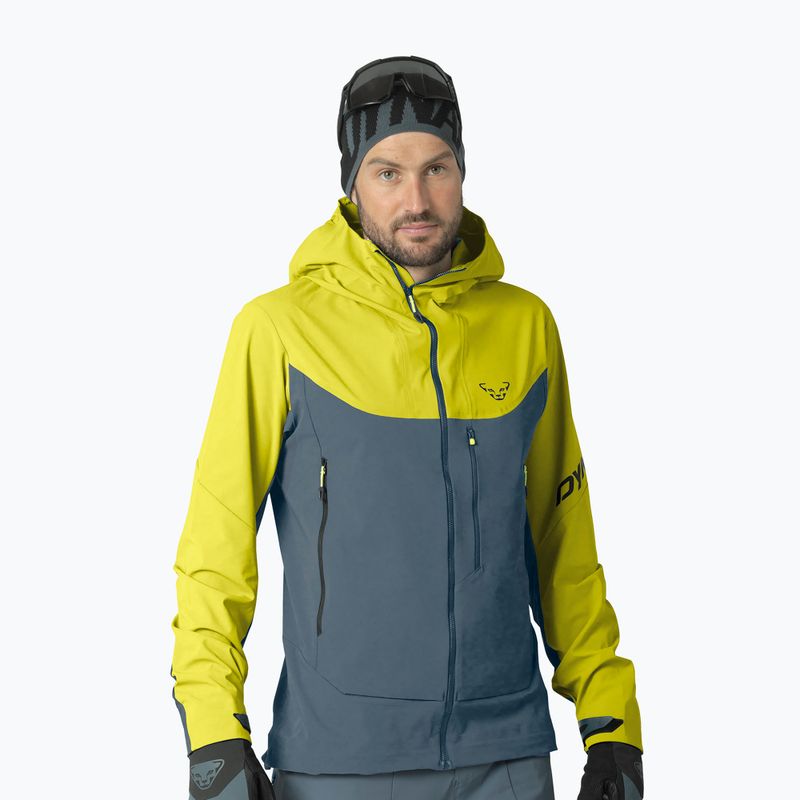 Men's ski jacket DYNAFIT Radical Softshell golden lime