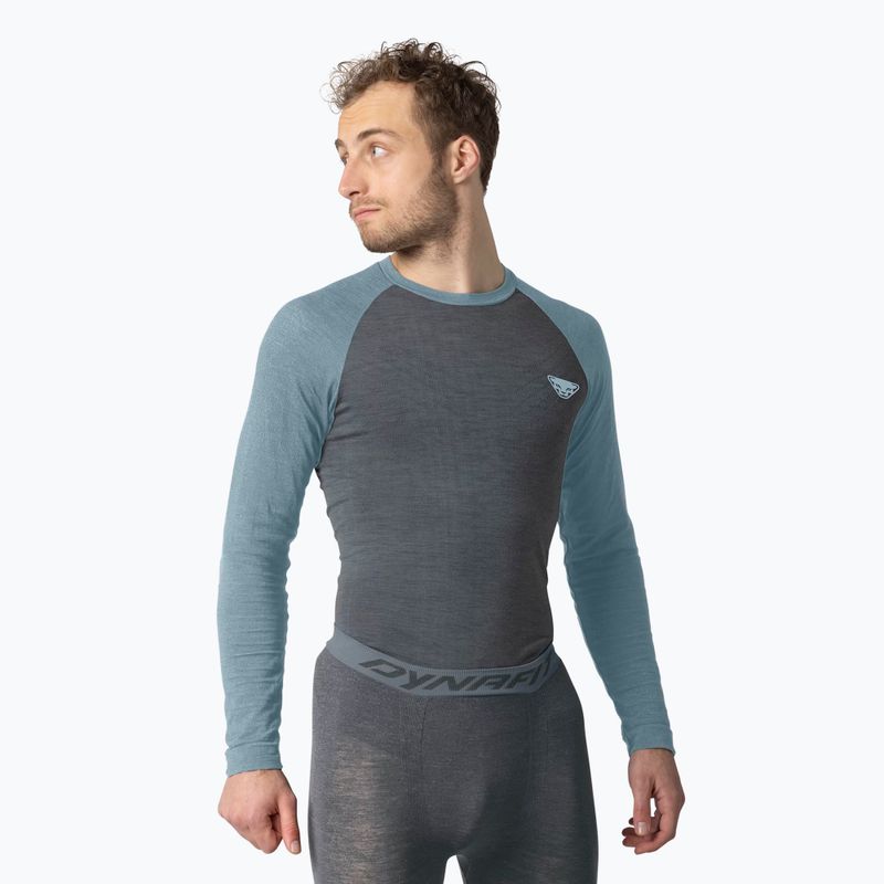 Men's thermal active sweatshirt DYNAFIT Tour Light Merino smoke blue