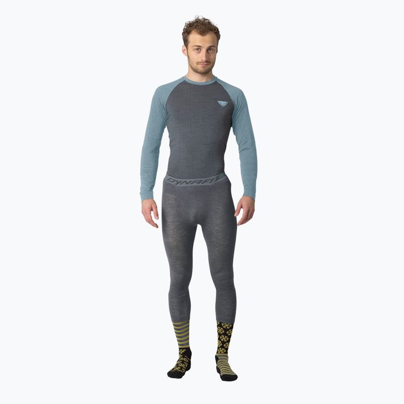 Men's thermal active sweatshirt DYNAFIT Tour Light Merino smoke blue 2