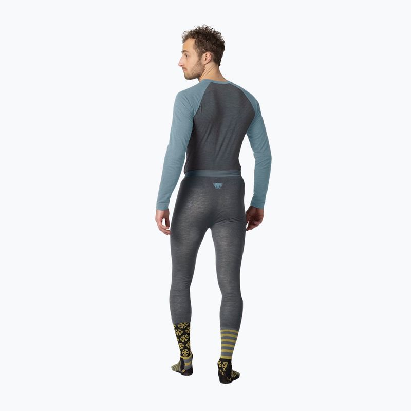 Men's thermal longsleeve DYNAFIT Tour Light Merino smoke blue 3